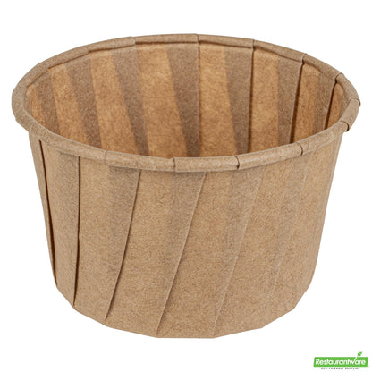 Wholesale Restaurantware Sustain 3.25 Oz Kraft Paper Portion Cup - Compostable - 2000 Count Box- Bulk