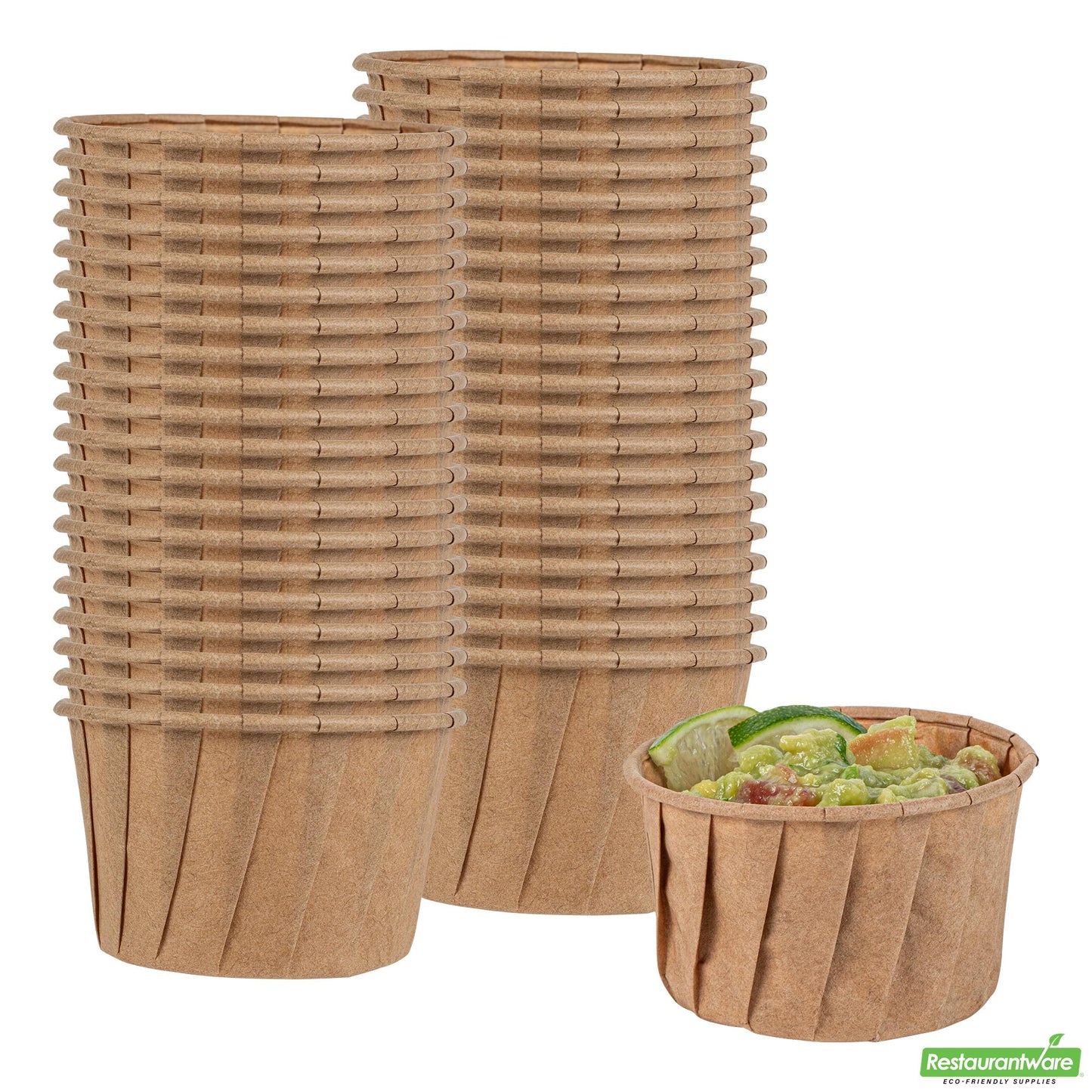 Wholesale Restaurantware Sustain 3.25 Oz Kraft Paper Portion Cup - Compostable - 2000 Count Box- Bulk
