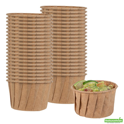 Wholesale Restaurantware Sustain 3.25 Oz Kraft Paper Portion Cup - Compostable - 2000 Count Box- Bulk