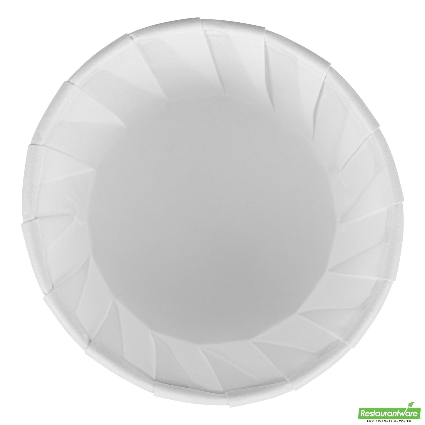 Wholesale Restaurantware Sustain 3.25 Oz White Paper Portion Cup - Compostable - 100 Count Box- Bulk