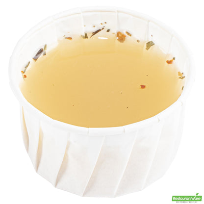 Wholesale Restaurantware Sustain 3.25 Oz White Paper Portion Cup - Compostable - 100 Count Box- Bulk