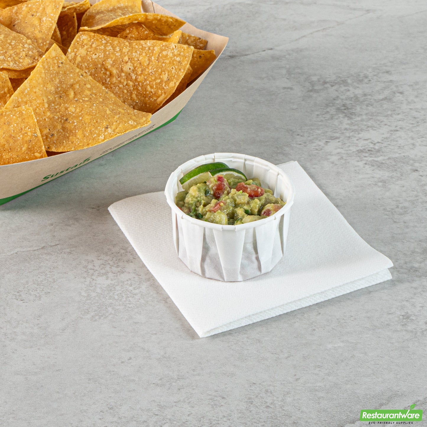 Wholesale Restaurantware Sustain 4 Oz White Paper Portion Cup - Compostable - 2000 Count Box- Bulk