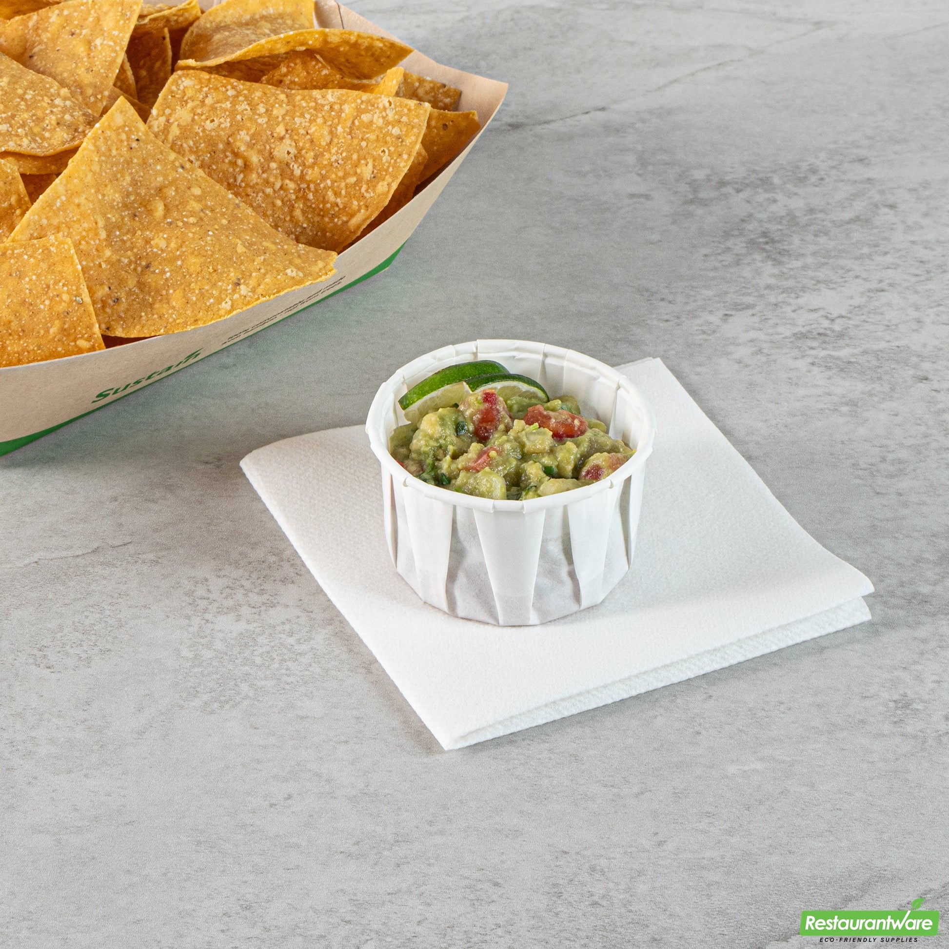 Wholesale Restaurantware Sustain 4 Oz White Paper Portion Cup - Compostable - 2000 Count Box- Bulk