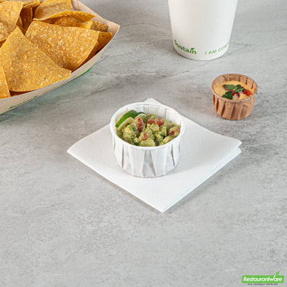 Wholesale Restaurantware Sustain 4 Oz White Paper Portion Cup - Compostable - 2000 Count Box- Bulk