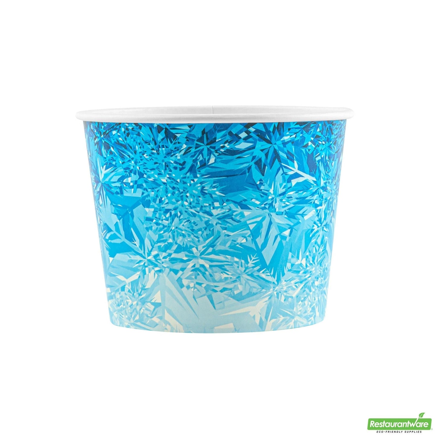 Wholesale Restaurantware Cater Tek 5 Lb Blue Disposable Paper Ice Bucket - 7 1/2" X 7 1/2" X 5 3/4" - 100 Count Box- Bulk