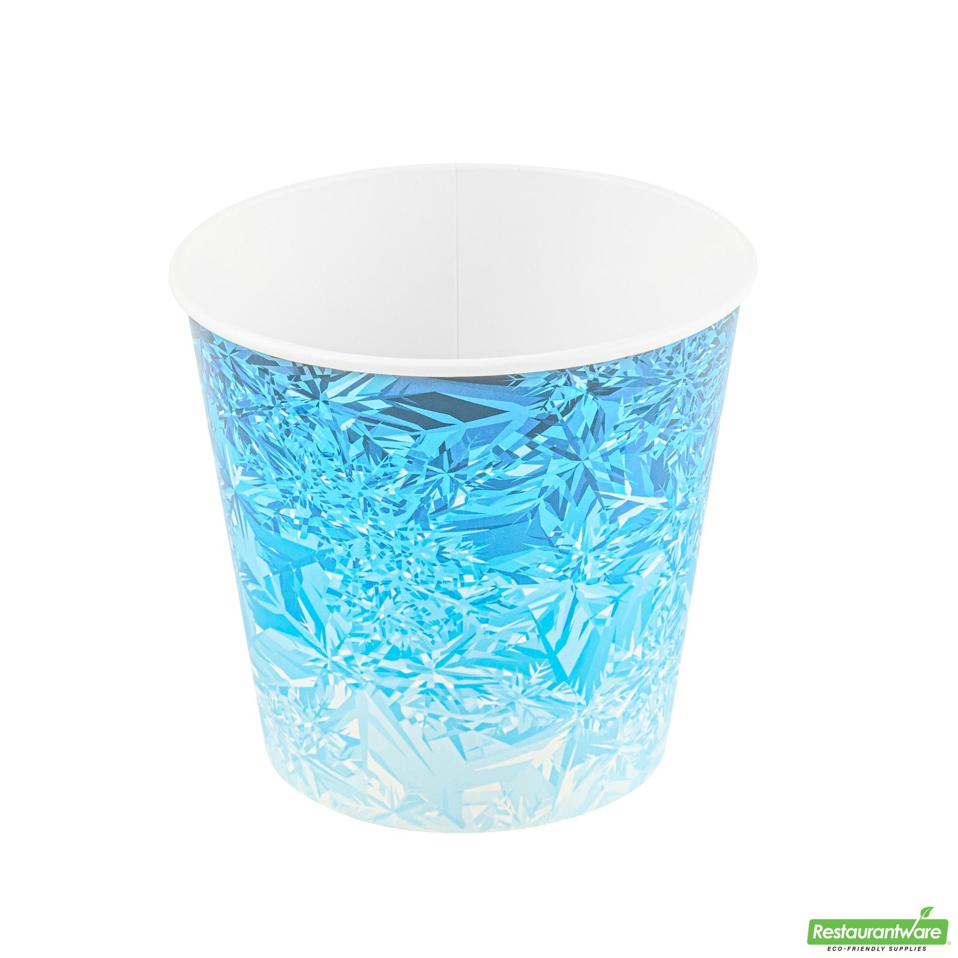 Wholesale Restaurantware Cater Tek 10 Lb Blue Disposable Paper Ice Bucket - 8 3/4" X 8 3/4" X 8 1/4" - 100 Count Box- Bulk