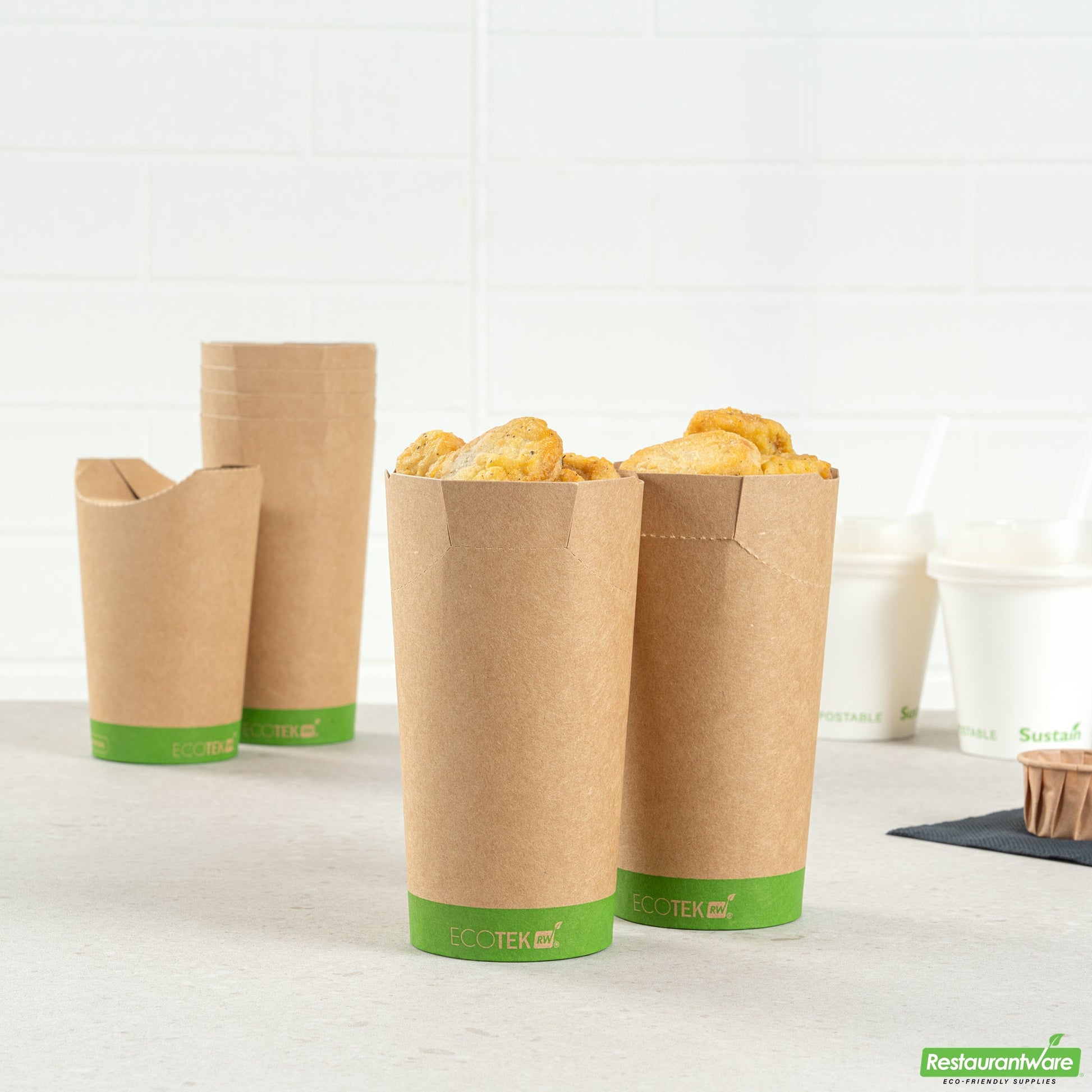Wholesale Restaurantware Cup Fry Cmpstble Ppr 20 Oz K- Bulk