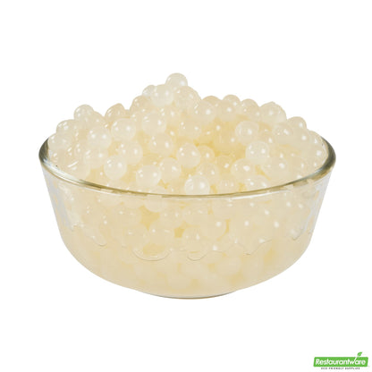 Wholesale Restaurantware Tea Tek 7 Lb Lychee Popping Boba - 4 Count Box- Bulk