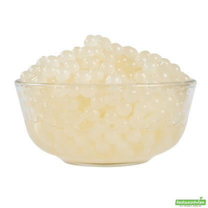 Wholesale Restaurantware Tea Tek 7 Lb Lychee Popping Boba - 4 Count Box- Bulk