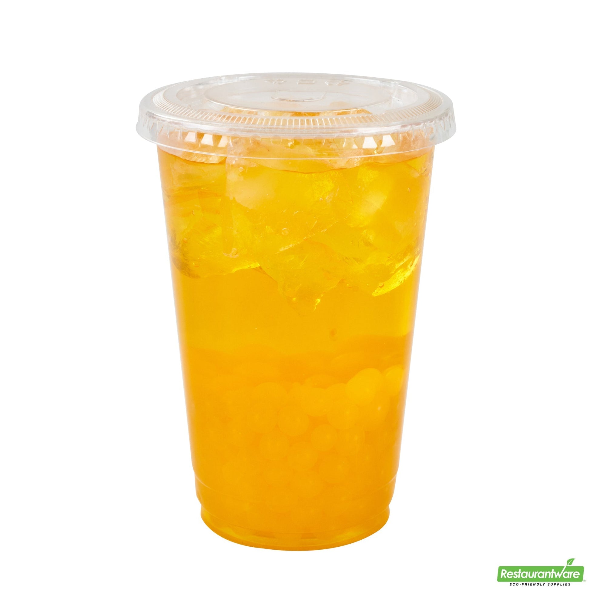 Wholesale Restaurantware Tea Tek 7 Lb Mango Popping Boba - 4 Count Box- Bulk