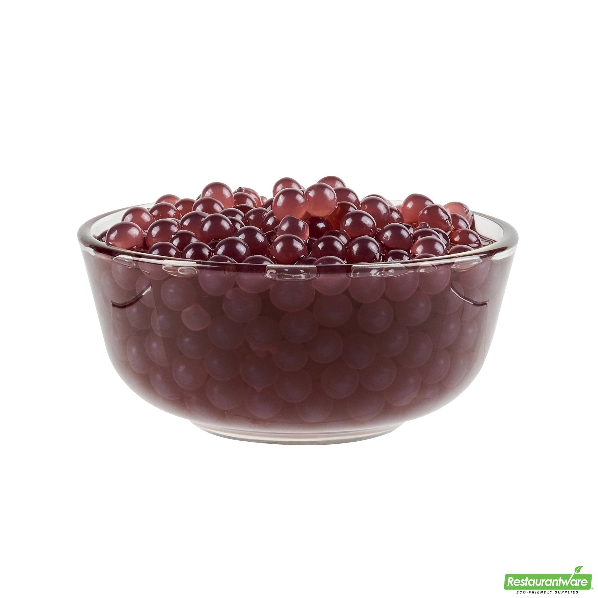 Wholesale Restaurantware Tea Tek 7 Lb Blueberry Popping Boba - 4 Count Box- Bulk