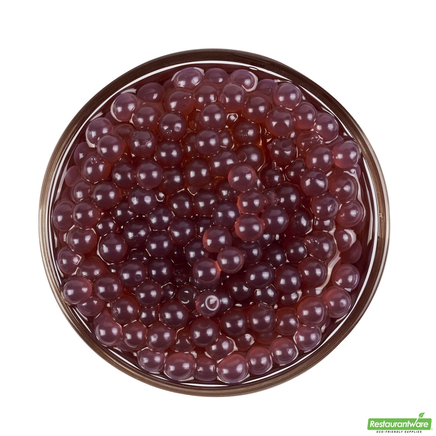 Wholesale Restaurantware Tea Tek 7 Lb Blueberry Popping Boba - 4 Count Box- Bulk