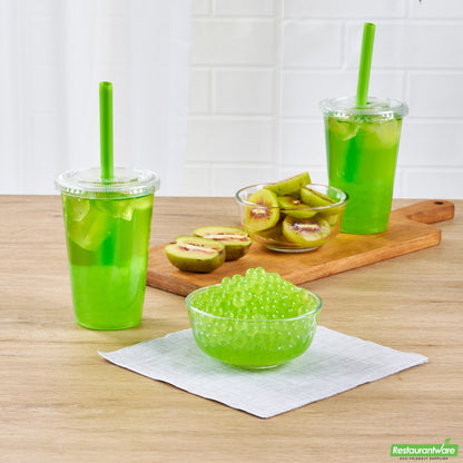 Wholesale Restaurantware Tea Tek 7 Lb Kiwi Popping Boba - 4 Count Box- Bulk