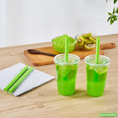 Wholesale Restaurantware Tea Tek 7 Lb Kiwi Popping Boba - 4 Count Box- Bulk