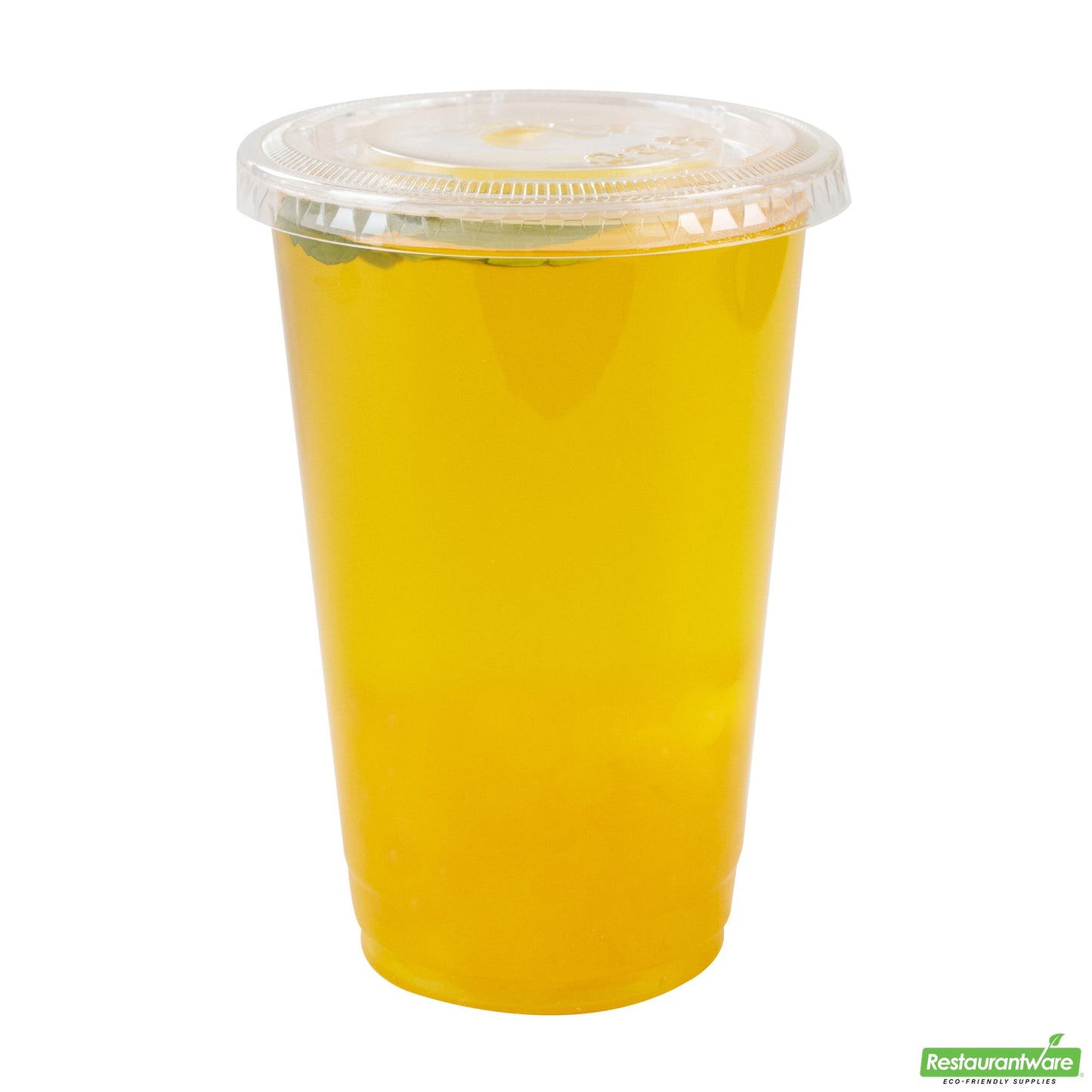 Wholesale Restaurantware Tea Tek 7 Lb Popping Boba - Peach - 4 Count Box- Bulk