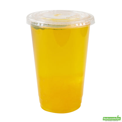 Wholesale Restaurantware Tea Tek 7 Lb Popping Boba - Peach - 4 Count Box- Bulk