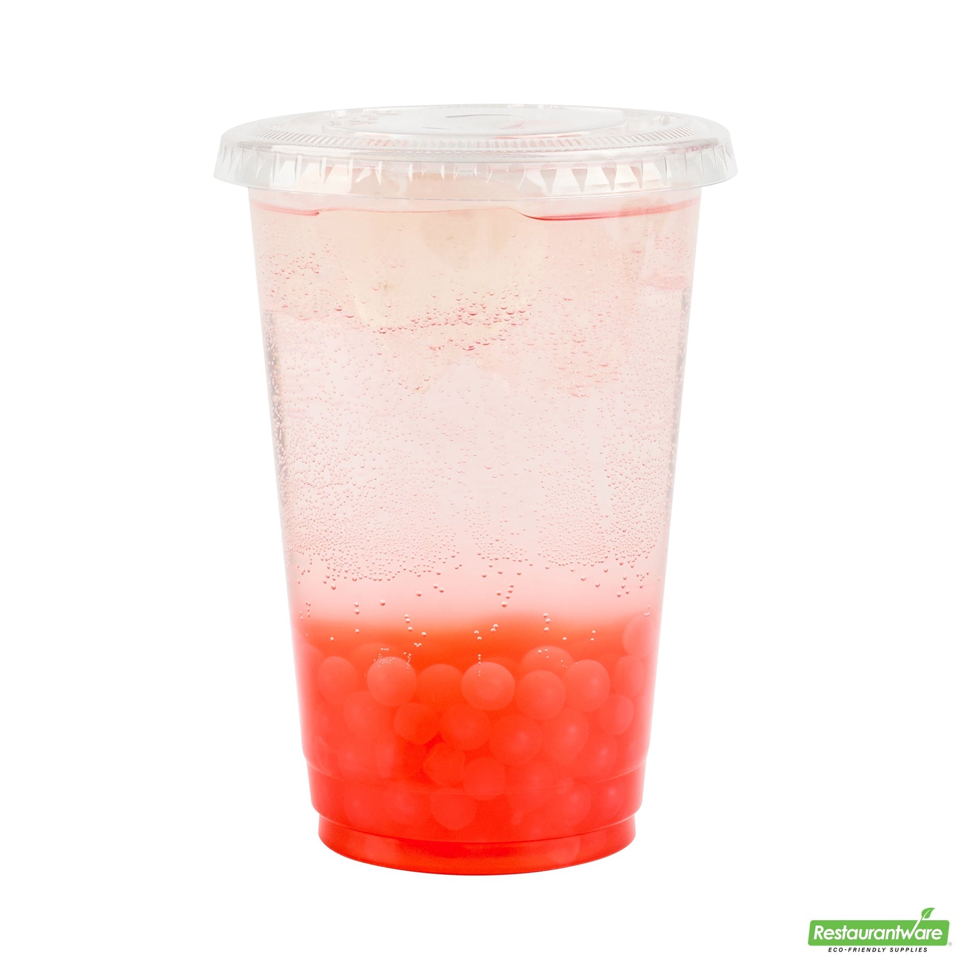 Wholesale Restaurantware Tea Tek 7 Lb Popping Boba - Pomegranate - 4 Count Box- Bulk