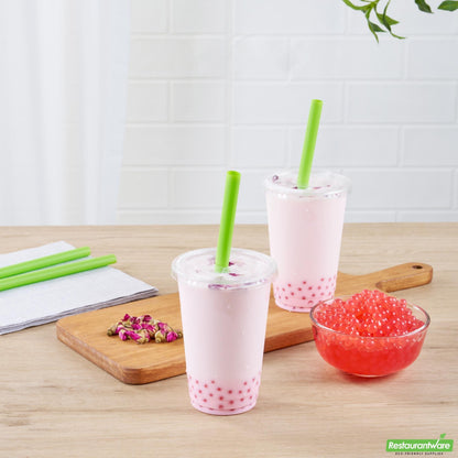 Wholesale Restaurantware Tea Tek 7 Lb Popping Boba - Rose - 4 Count Box- Bulk