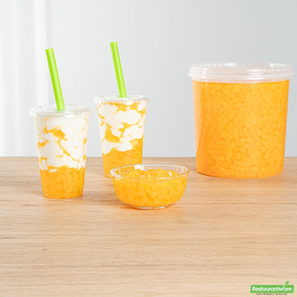 Wholesale Restaurantware Tea Tek 7.28 Lb Jelly Topping - Mango - 4 Count Box- Bulk