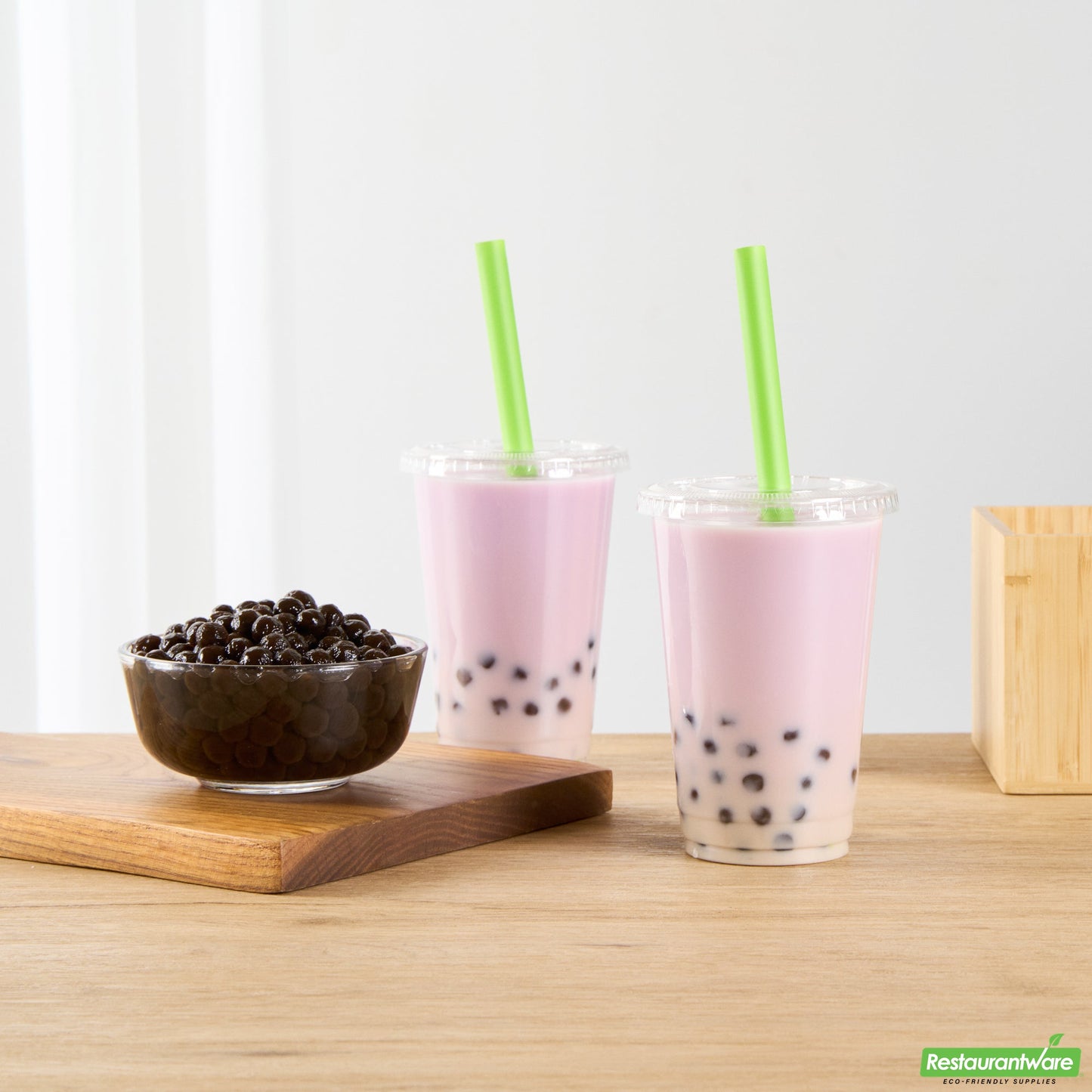 Wholesale Restaurantware Tea Tek 6 Lb Tapioca Boba Pearls - Original - 6 Count Box- Bulk
