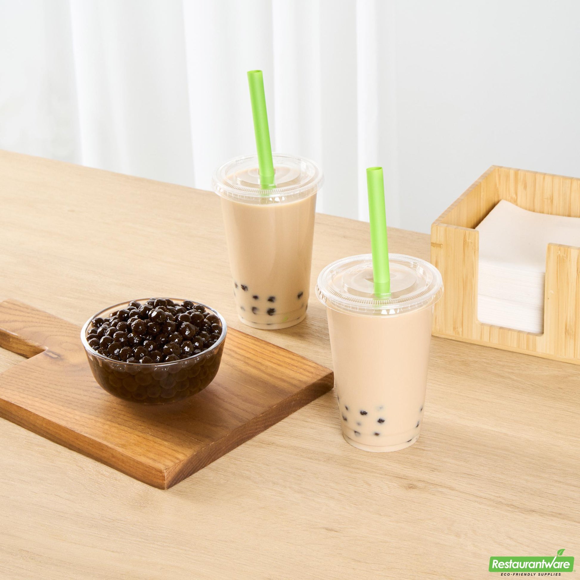 Wholesale Restaurantware Tea Tek 6 Lb Tapioca Boba Pearls - Chewy - 6 Count Box- Bulk