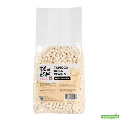 Wholesale Restaurantware Tea Tek 6 Lb Tapioca Boba Pearls - 6 Count Box- Bulk