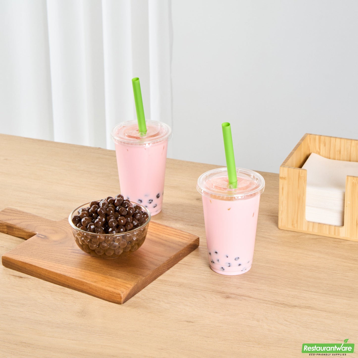 Wholesale Restaurantware Tea Tek 6 Lb Tapioca Boba Pearls - Instant - 6 Count Box- Bulk