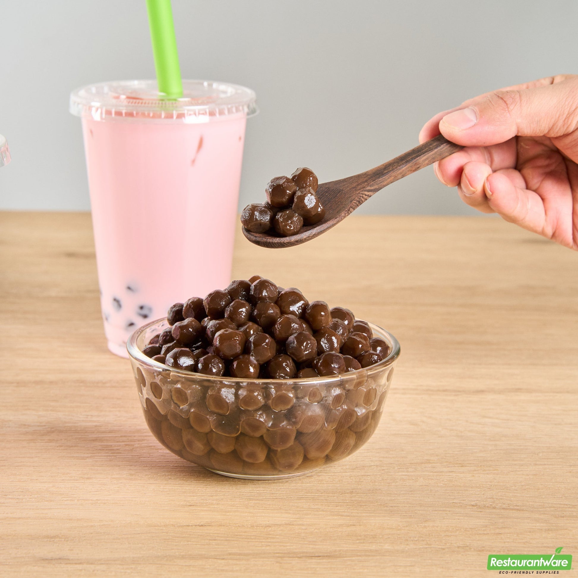 Wholesale Restaurantware Tea Tek 6 Lb Tapioca Boba Pearls - Instant - 6 Count Box- Bulk