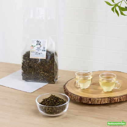 Wholesale Restaurantware Tea Tek 8.4 Oz Jasmine Green Loose Leaf Tea - 25 Count Box- Bulk