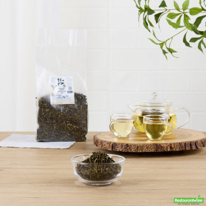 Wholesale Restaurantware Tea Tek 8.4 Oz Jasmine Green Loose Leaf Tea - 25 Count Box- Bulk