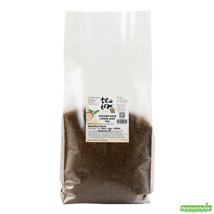 Wholesale Restaurantware Tea Tek 8.4 Oz Golden Milk Loose Leaf Tea - 25 Count Box- Bulk