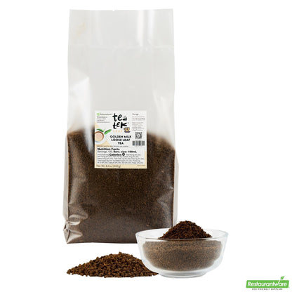 Wholesale Restaurantware Tea Tek 8.4 Oz Golden Milk Loose Leaf Tea - 25 Count Box- Bulk