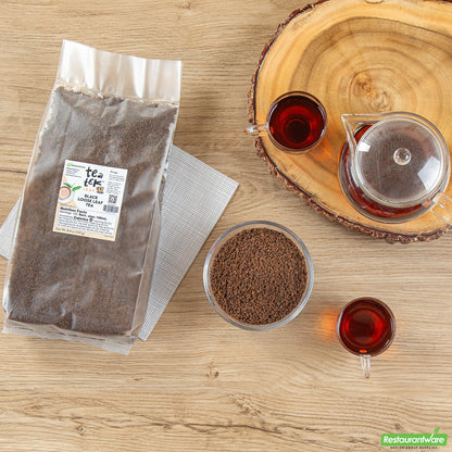 Wholesale Restaurantware 8.4 Oz Black Loose Leaf Tea - 14" X 9.4" X 17.7"- Bulk