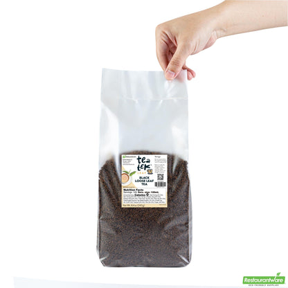 Wholesale Restaurantware 8.4 Oz Black Loose Leaf Tea - 14" X 9.4" X 17.7"- Bulk