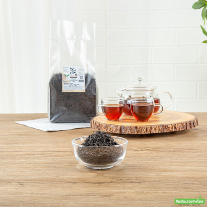 Wholesale Restaurantware Tea Tek 8.4 Oz Black Loose Leaf Tea - Vintage Blend - 25 Count Box- Bulk