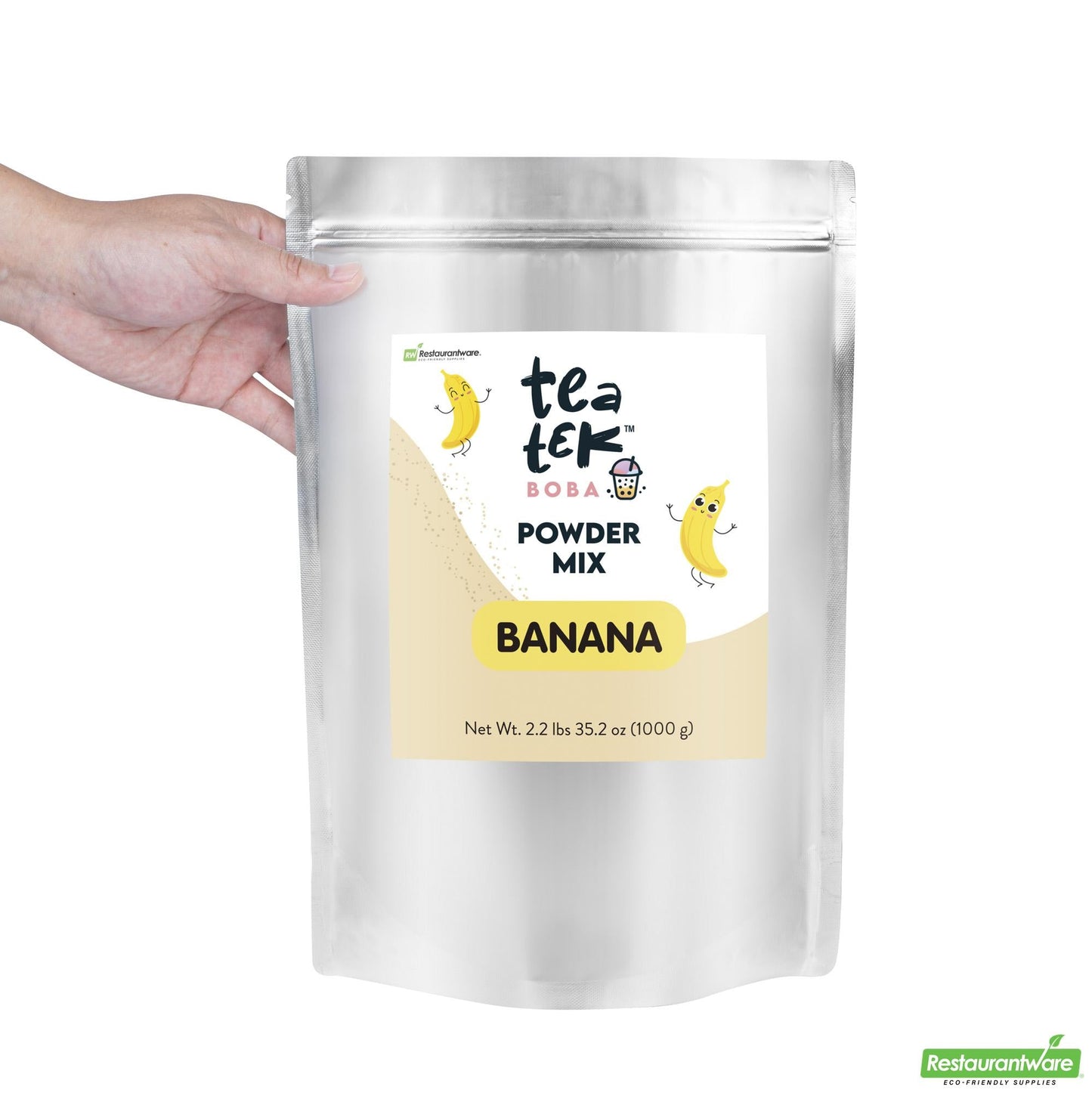 Wholesale Restaurantware Tea Tek 35 Oz Banana Powder Mix - 10 Count Box- Bulk
