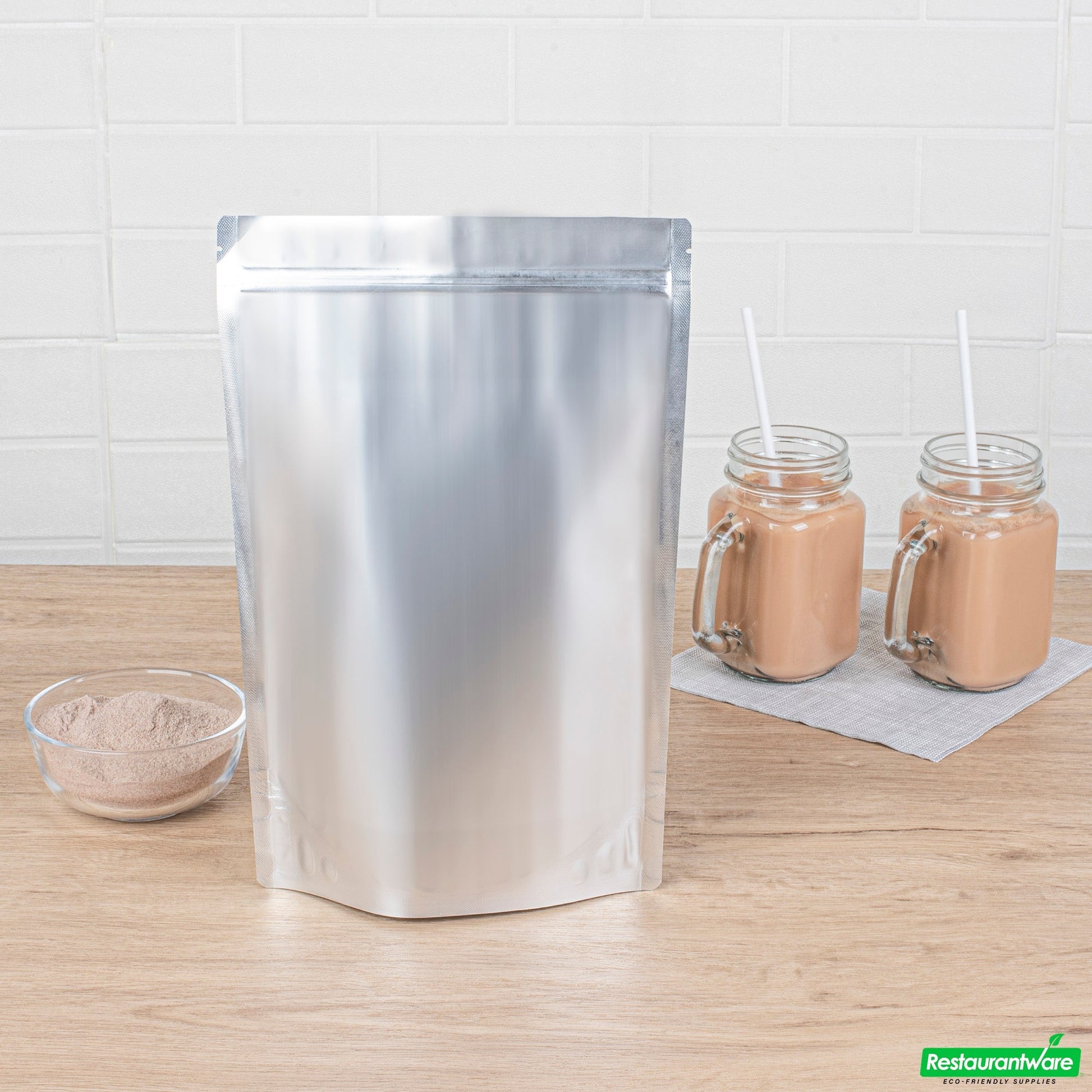 Wholesale Restaurantware Tea Tek 21.1 Oz Milk Tea Powder Mix - 10 Count Box- Bulk