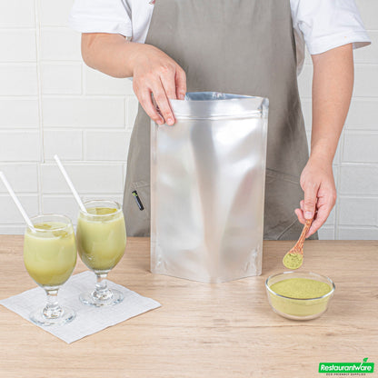 Wholesale Restaurantware Tea Tek 35.2 Oz Matcha Green Tea Powder Mix - 10 Count Box- Bulk