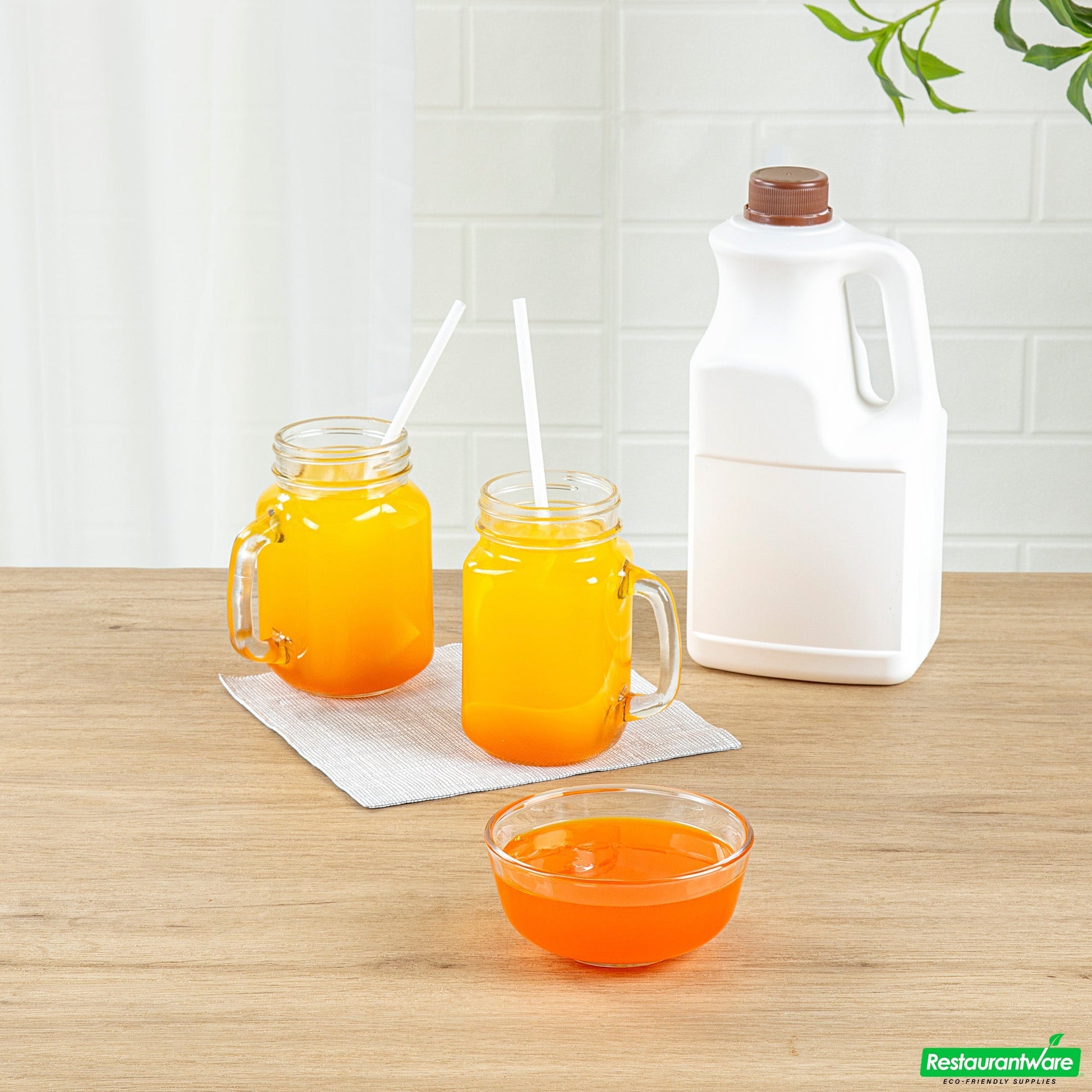 Wholesale Restaurantware Tea Tek 64 Fl. Oz Mango Concentrated Syrup - 6 Count Box- Bulk