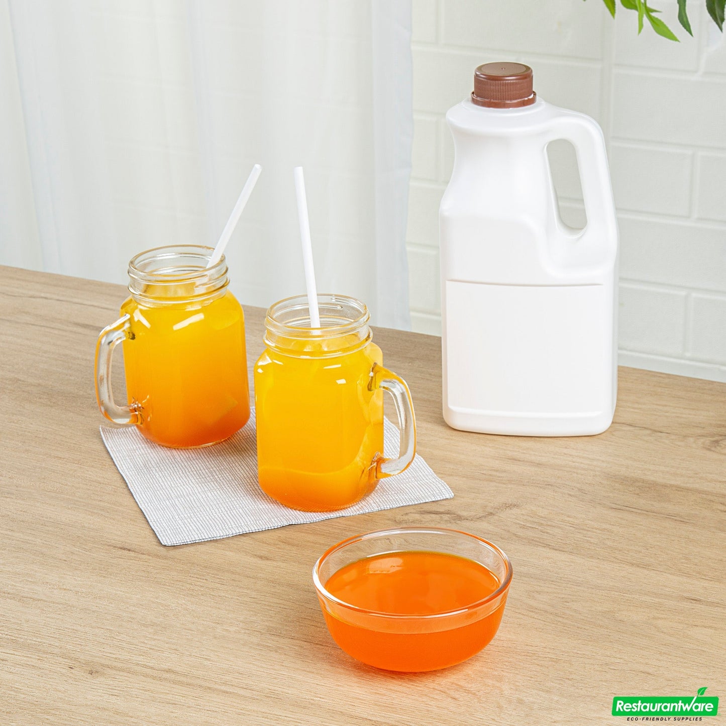 Wholesale Restaurantware Tea Tek 64 Fl. Oz Mango Concentrated Syrup - 6 Count Box- Bulk