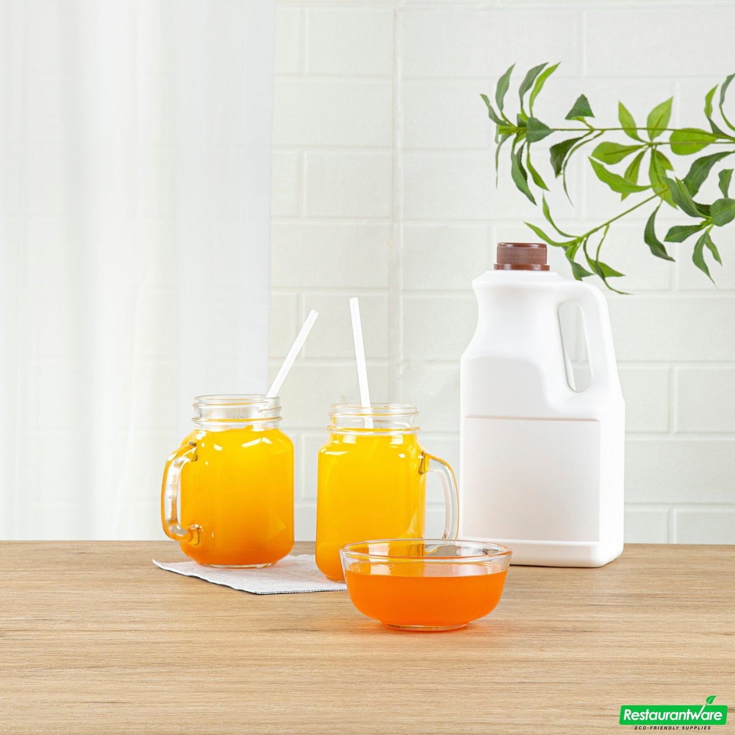 Wholesale Restaurantware Tea Tek 64 Fl. Oz Mango Concentrated Syrup - 6 Count Box- Bulk