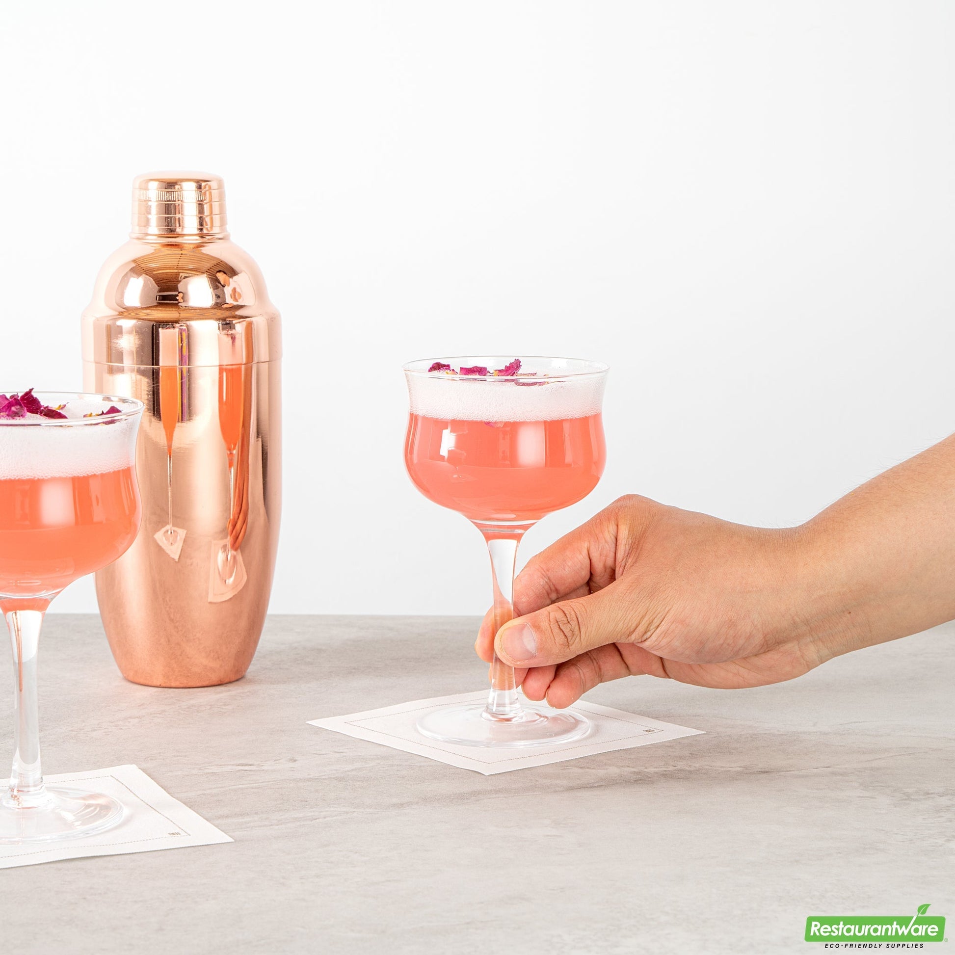 Wholesale Restaurantware Vetri 8 Oz Rose / Cocktail Glass - 3 1/4" X 3 1/4" X 5 3/4" - 24 Count Box- Bulk