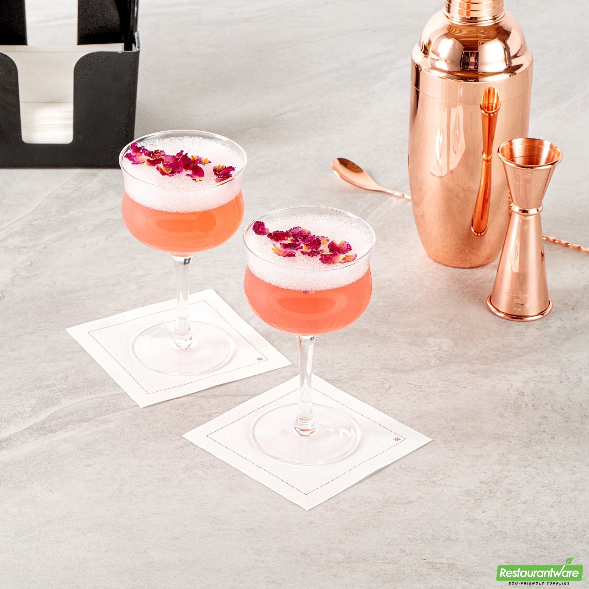Wholesale Restaurantware Vetri 8 Oz Rose / Cocktail Glass - 3 1/4" X 3 1/4" X 5 3/4" - 24 Count Box- Bulk