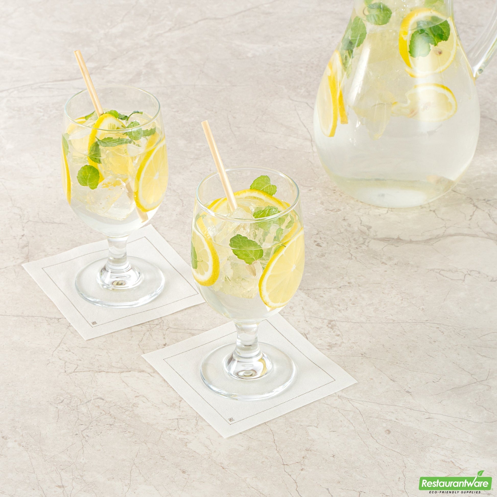 Wholesale Restaurantware Vetri 12 Oz Water Goblet Glass - 2 3/4" X 2 3/4" X 6" - 24 Count Box- Bulk