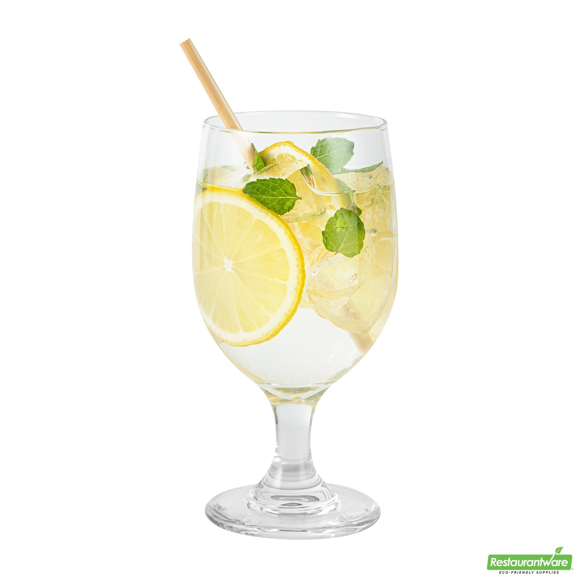 Wholesale Restaurantware Vetri 12 Oz Water Goblet Glass - 2 3/4" X 2 3/4" X 6" - 24 Count Box- Bulk