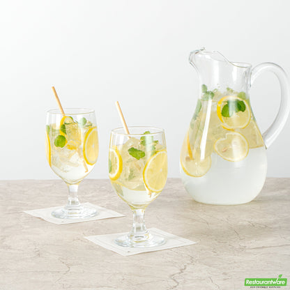 Wholesale Restaurantware Vetri 12 Oz Water Goblet Glass - 2 3/4" X 2 3/4" X 6" - 24 Count Box- Bulk