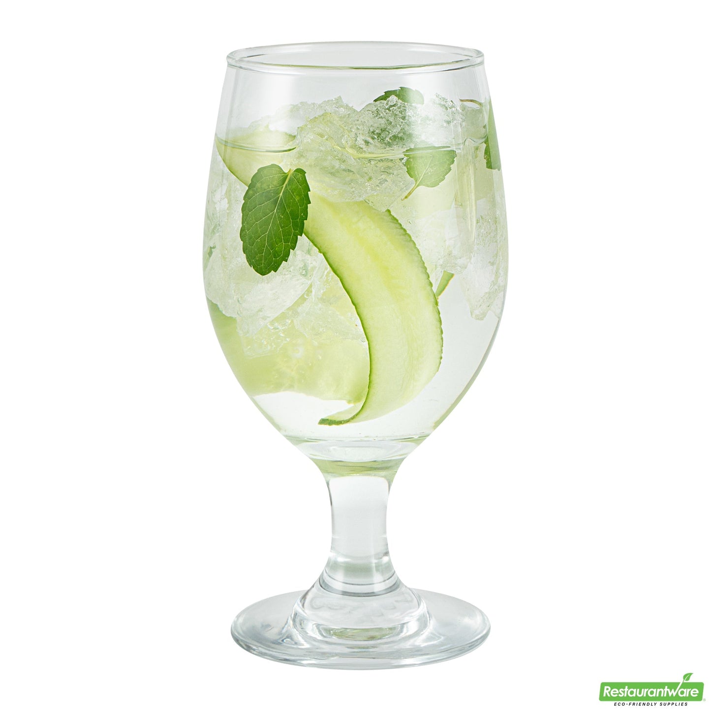 Wholesale Restaurantware Vetri 14 Oz Water Goblet Glass - 2 3/4" X 2 3/4" X 6 1/2" - 24 Count Box- Bulk