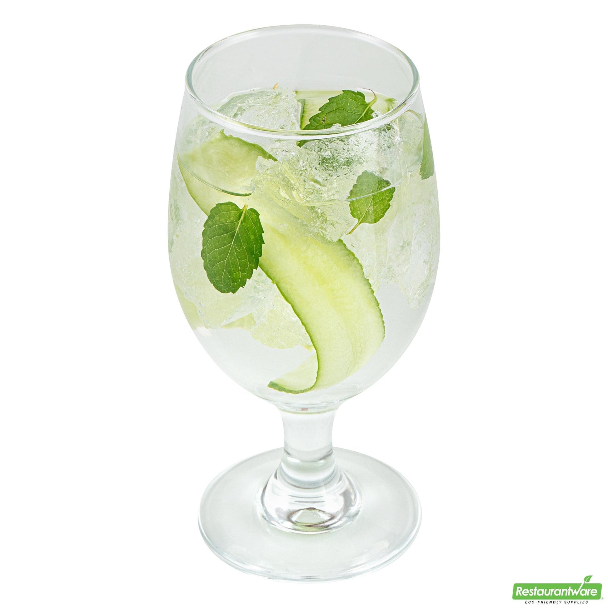 Wholesale Restaurantware Vetri 14 Oz Water Goblet Glass - 2 3/4" X 2 3/4" X 6 1/2" - 24 Count Box- Bulk