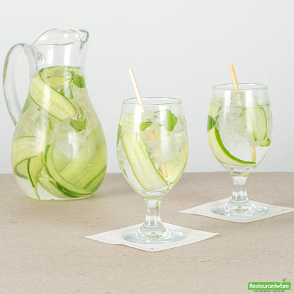 Wholesale Restaurantware Vetri 14 Oz Water Goblet Glass - 2 3/4" X 2 3/4" X 6 1/2" - 24 Count Box- Bulk