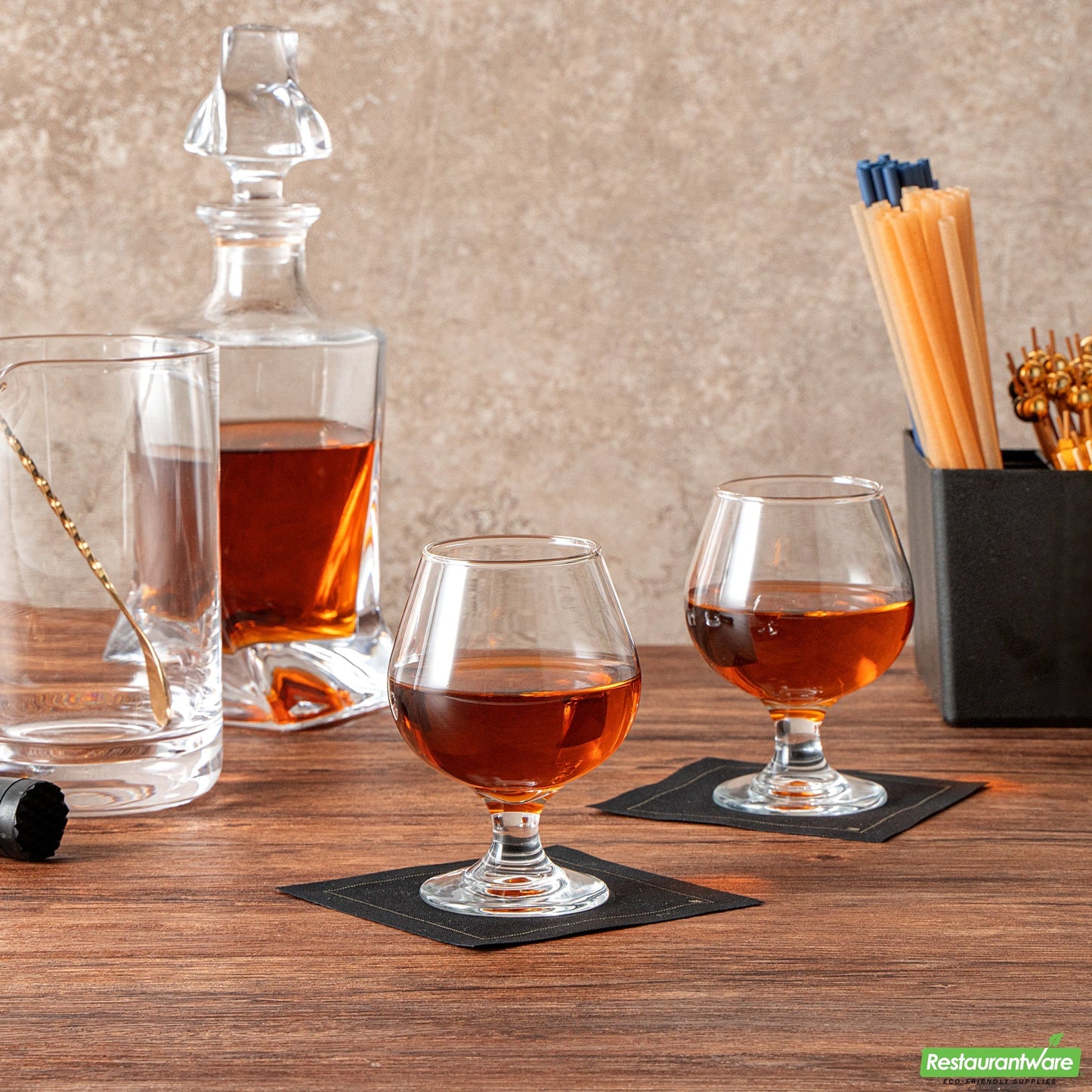 Wholesale Restaurantware Vetri 9 Oz Brandy Snifter Glass - 2 1/4" X 2 1/4" X 4 1/2" - 24 Count Box- Bulk